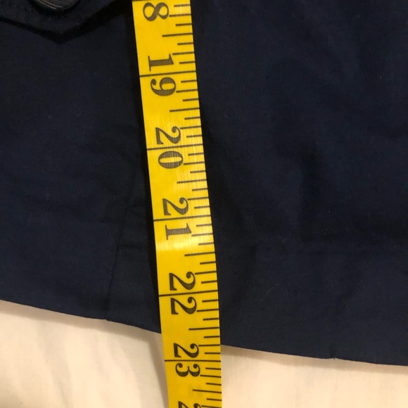 Studio Works navy blue jacket; wonderful button accents at wrists & back, 1X - Picture 10 of 11